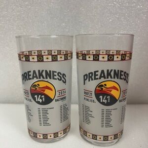 Preakness 2016 Baltimore Commemorative Glass Set